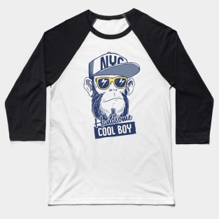 Handsome Monkey Boy Baseball T-Shirt